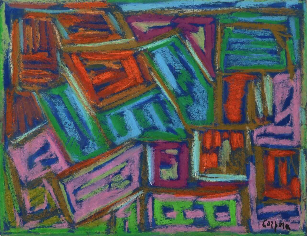 Sans titre, 1989 pastel sur papier 48,9 x 64,4 cm