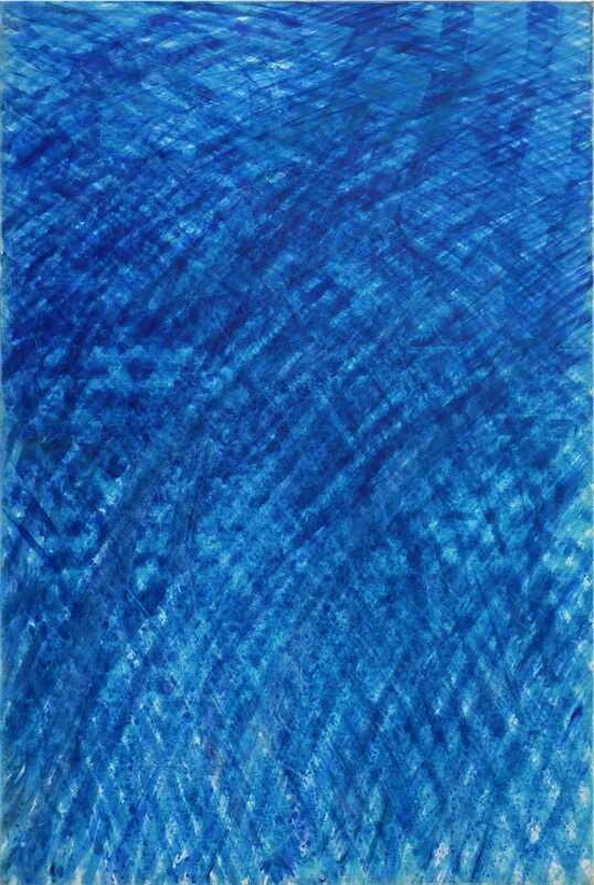 Sandkat4X4 calm blue, 1962 huile sur toile146 x 97 cm