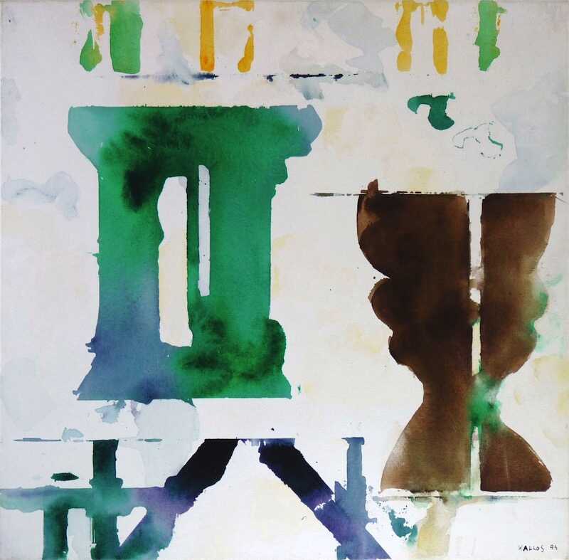 Sandkat4X4 Sans titre, 1994 acrylique sur toile 60 x 60 cm 